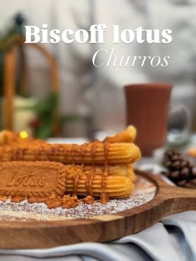 Caramelised Biscuit Churros